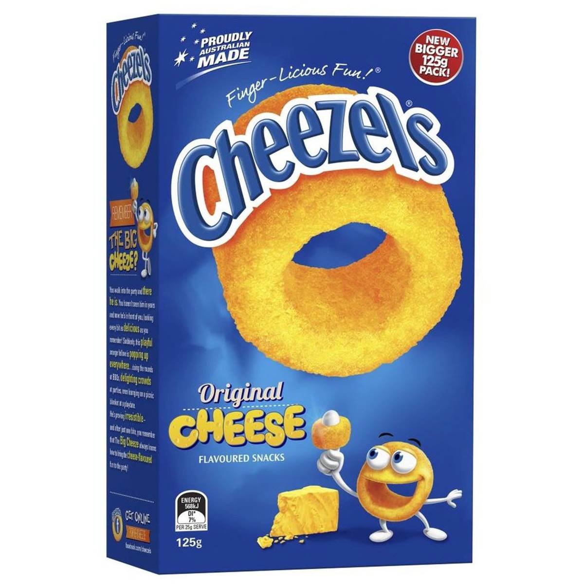 Cheezels Original Cheese 125g Main Image